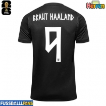 Norwegen Erling Haaland #9 Auswärtstrikot EM 2024 Kurzarm